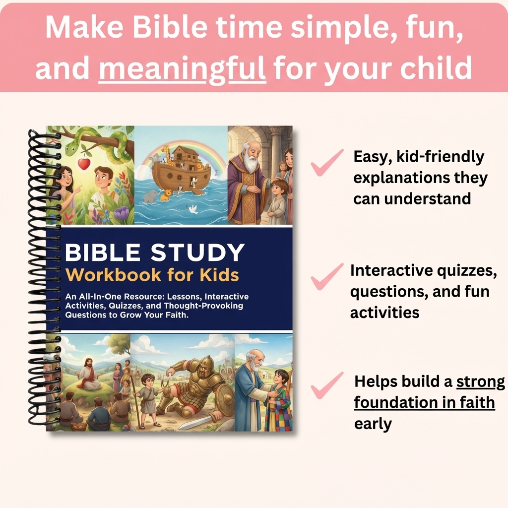 Kids Bible Study Workbook