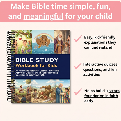 Kids Bible Study Workbook